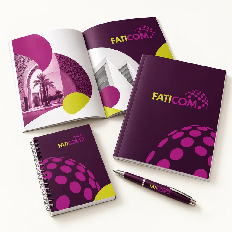 Illustration Faticom : Papeterie & impression