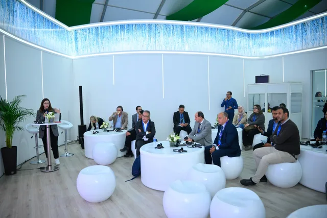 Vue du stand ANDA et de son aménagement